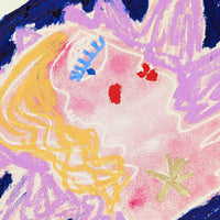 Amy Wiggin Printmaker and Artist Woman Shining Series for Art School Prints (detail)