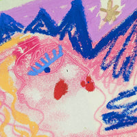 Amy Wiggin Printmaker and Artist Woman Shining Series for Art School Prints detail