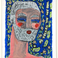 In my dreams you are real by artist and printmaker Amy Wiggin for Art School Prints
