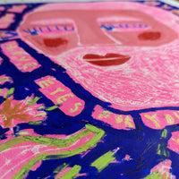 Art School Prints Amy Wiggin I only have eyes for you monotype detail