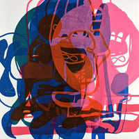 Art School Artist and Printmaker Alice Irwin Screenprint Journey 1