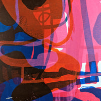 Art School Artist and Printmaker Alice Irwin Screenprint Journey 1 detail image