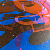 Art School Artist and Printmaker Alice Irwin Screenprint Journey 1 detail image 2