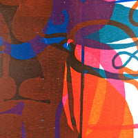 Art School Artist and Printmaker Alice Irwin Screenprint Journey 2 detail image