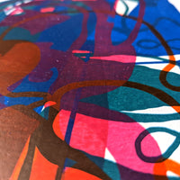 Art School Artist and Printmaker Alice Irwin Screenprint Journey 2 detail image 2
