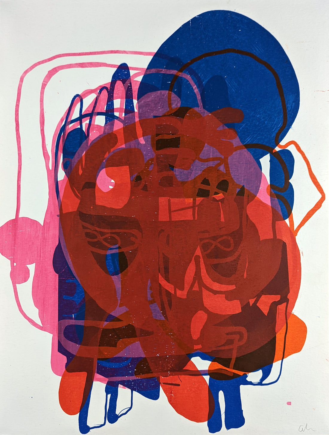 Art School Artist and Printmaker Alice Irwin Screenprint Journey 3