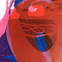 Art School Artist and Printmaker Alice Irwin Screenprint Journey 3 detail iimage