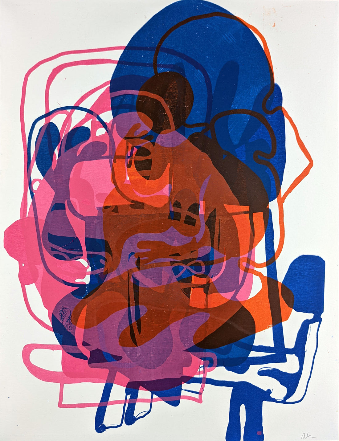 Art School Artist and Printmaker Alice Irwin Screenprint Journey 4