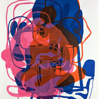 Art School Artist and Printmaker Alice Irwin Screenprint Journey 4