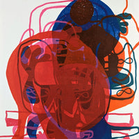 Art School Artist and Printmaker Alice Irwin Screenprint Journey 5