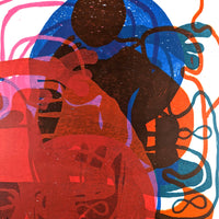 Art School Artist and Printmaker Alice Irwin Screenprint Journey 5 detail image