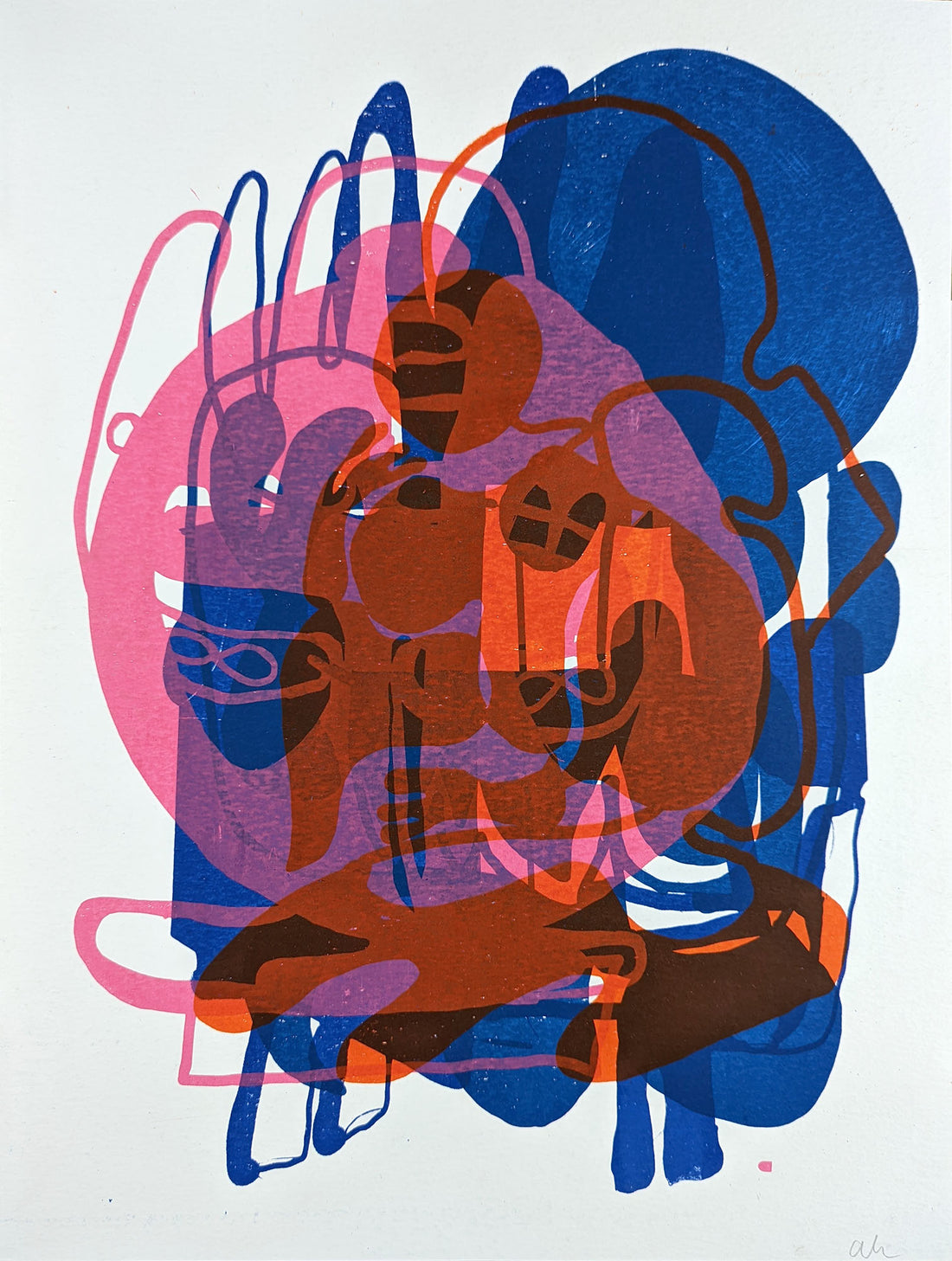Art School Artist and Printmaker Alice Irwin Screenprint Journey 6