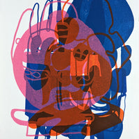 Art School Artist and Printmaker Alice Irwin Screenprint Journey 6