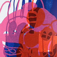 Art School Artist and Printmaker Alice Irwin Screenprint Journey 6 detail image
