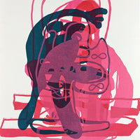 Art School Artist and Printmaker Alice Irwin Screenprint Journey 7
