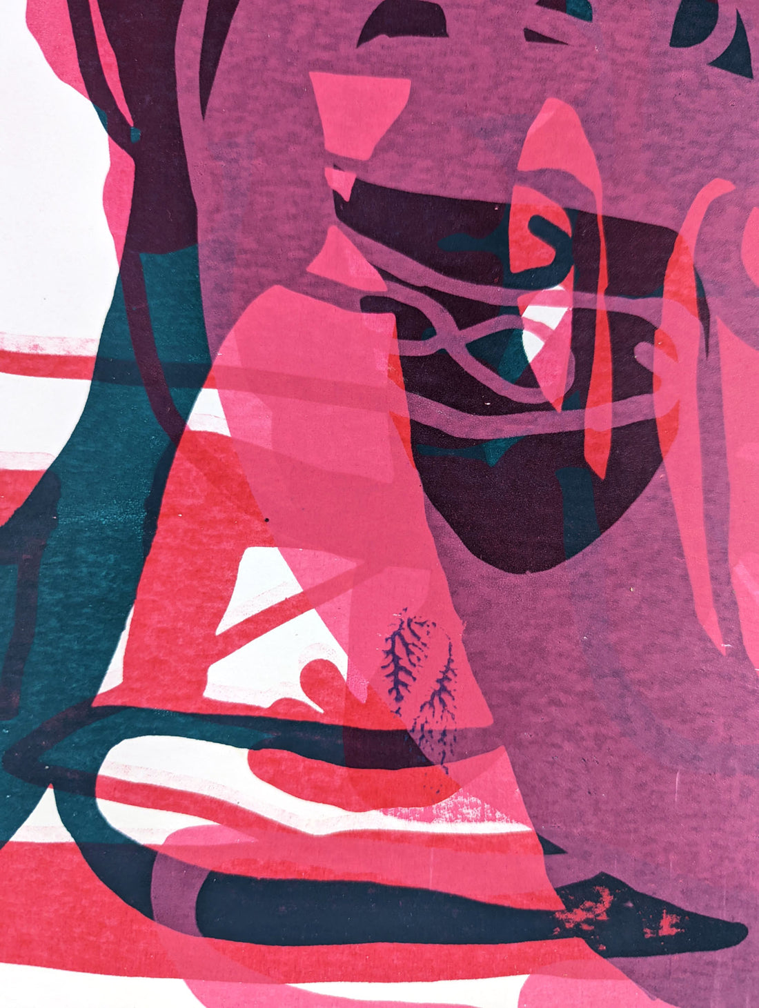 Art School Artist and Printmaker Alice Irwin Screenprint Journey 6 detail image
