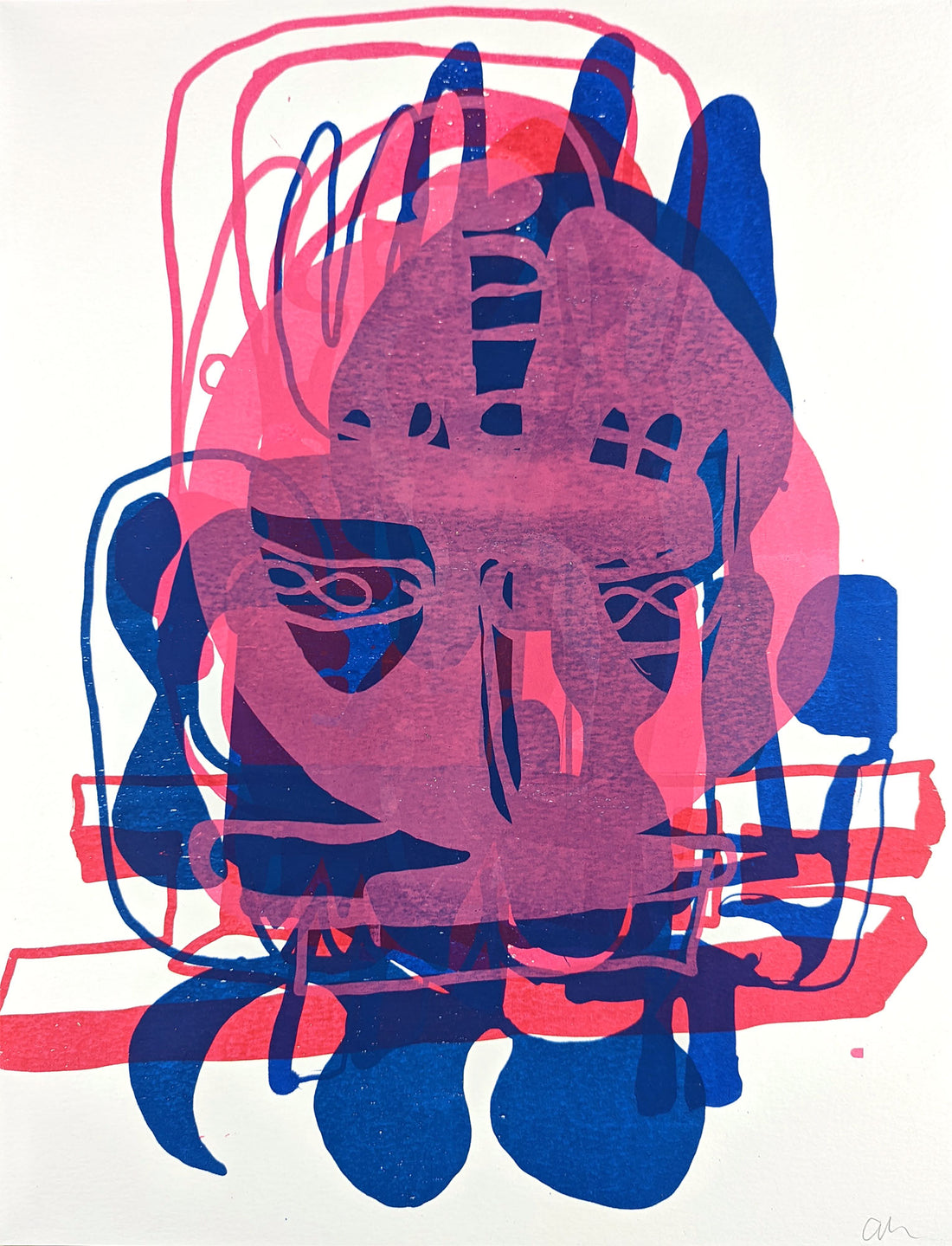 Art School Artist and Printmaker Alice Irwin Screenprint Journey 9
