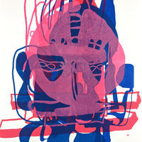 Art School Artist and Printmaker Alice Irwin Screenprint Journey 9