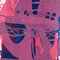 Art School Artist and Printmaker Alice Irwin Screenprint Journey 9 detail