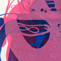 Art School Artist and Printmaker Alice Irwin Screenprint Journey 9 detail image 2