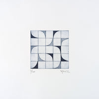 Randomly XI by printmaker and artist Yoonjung Shim for Art School Prints, Etching with Aquatint