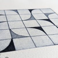 Randomly XI by printmaker and artist Yoonjung Shim for Art School Prints, Etching with Aquatint
