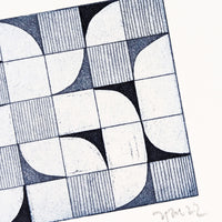 Randomly X by printmaker and artist Yoonjung Shim for Art School Prints, Etching with Aquatint