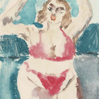 Art School: Daisy Jarrett, Red Bikini