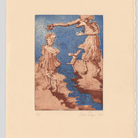 Sometimes weight hangs like a boulder, other times it hangs like a dress (Triptych)
