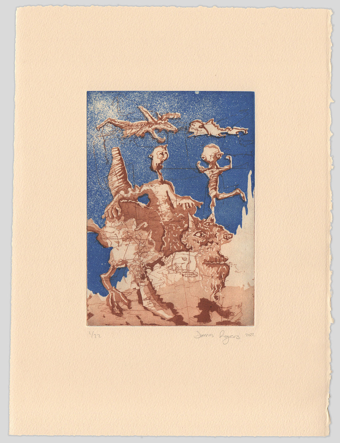 Whilst he could no longer control whether he would fall or not, he simply had to choose whether he fell backwards into a thing of beauty, or forwards into a four legged beast (An answer to the sisyphean problem)