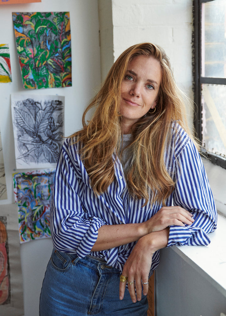 Amy Wiggin Artist and Printmaker for Art School Prints. Photograph by Jimmy Donelan