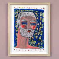In my dreams you are real by artist and printmaker Amy Wiggin for Art School Prints (framed image)