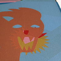 Art School: David Horgan, Gold Lion (detail 1)