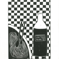 Art School: Ellie Edwards, Spaghetti and Vin Rouge