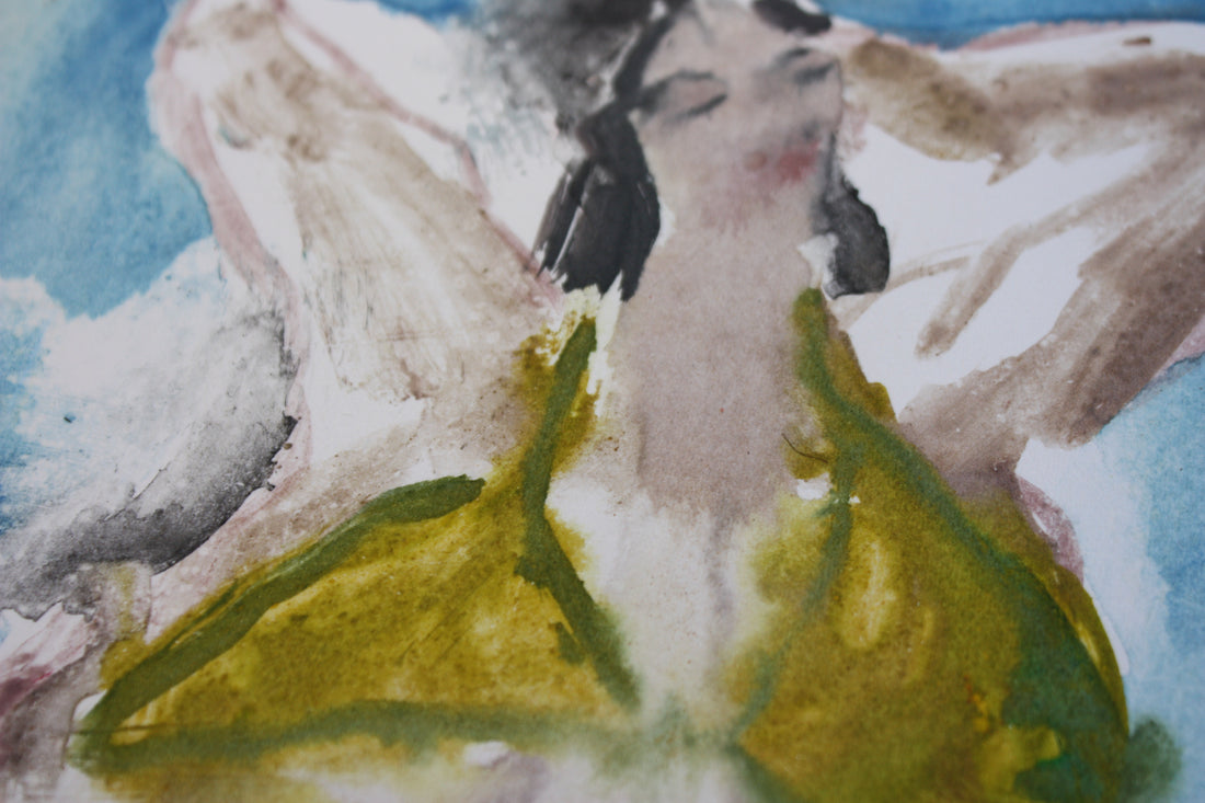 Art School: Daisy Jarrett, Green Bikini (detail)