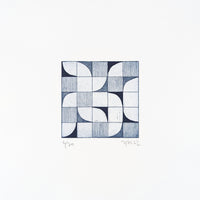Randomly X by printmaker and artist Yoonjung Shim for Art School Prints, Etching with Aquatint