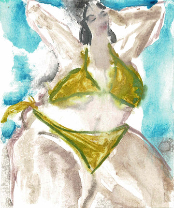Art School: Daisy Jarrett, Green Bikini